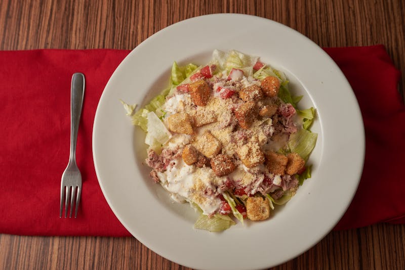 Luce Caesar Salad with housemade dressing and croutons