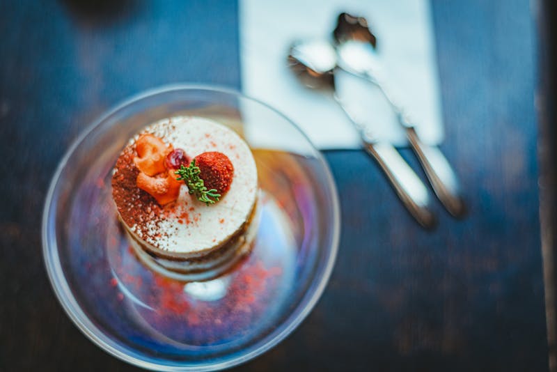 Tiramisu dessert with espresso and mascarpone